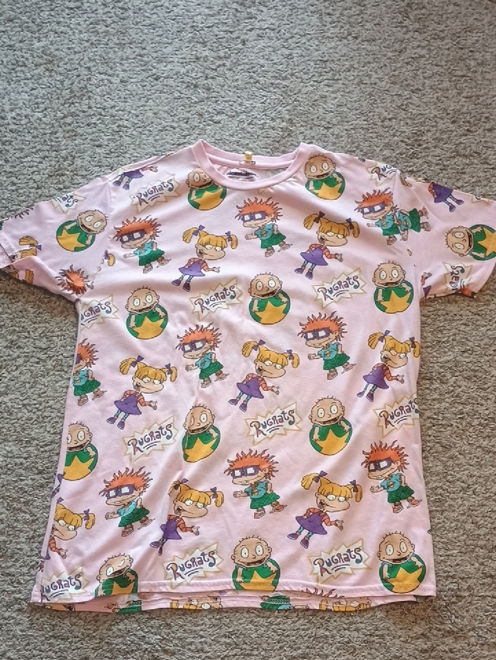 Rugrats All-Over Print Pink Tee